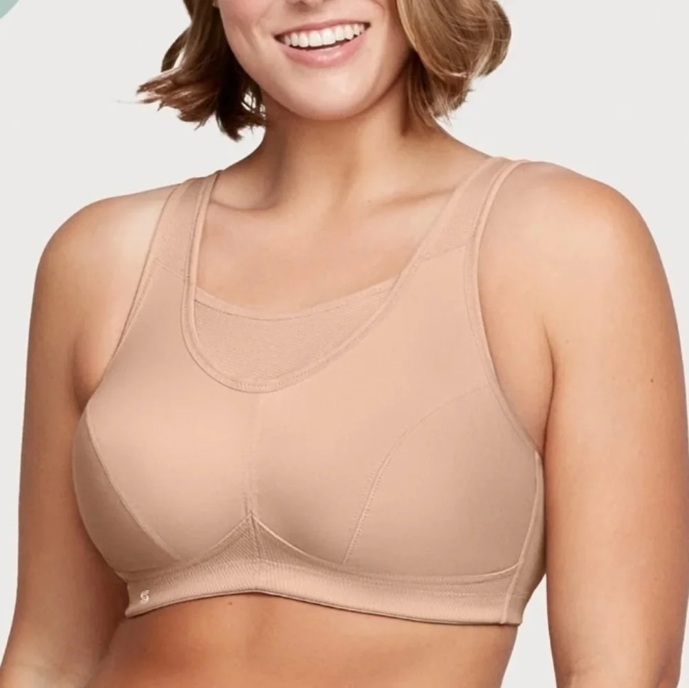Glamorise No-Bounce Camisole Sports Bra Wireless Sz 40F WL236